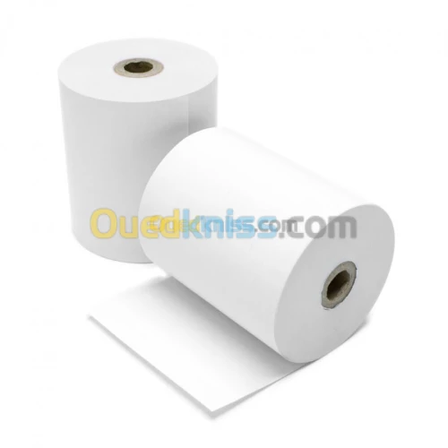 Rouleau papier thermique (Ticket de caisse, TPE, DAB, GAB, Parking,...)