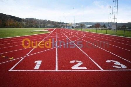 sol coulé en caoutchouc (amortissant)