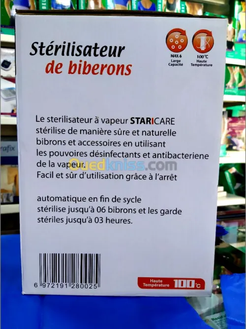 STERILISATEUR BIBERON STARCARE 