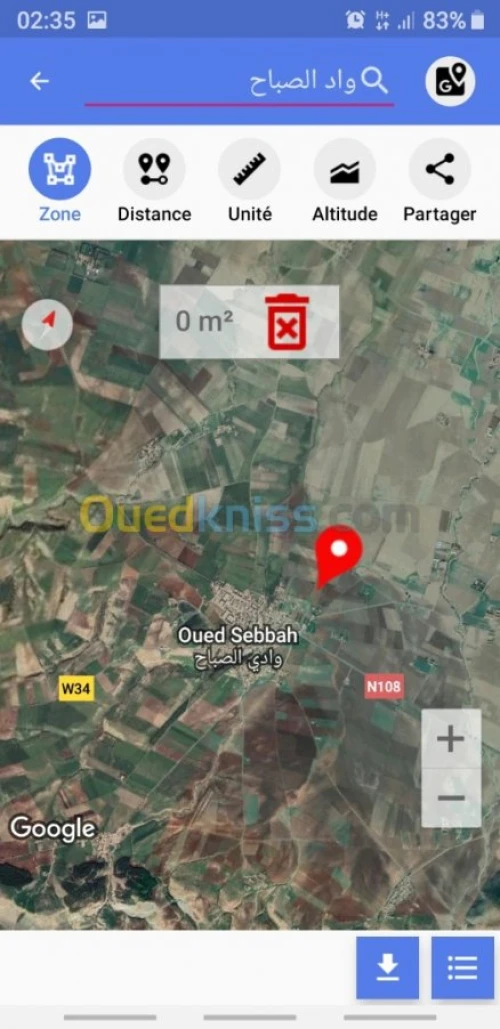 Vente Terrain Agricole Ain temouchent Oued sabah