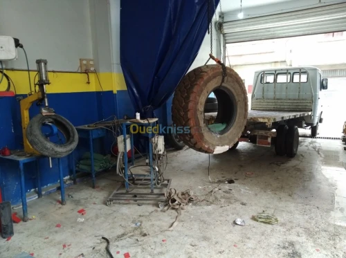 Reparation pneu a chaud