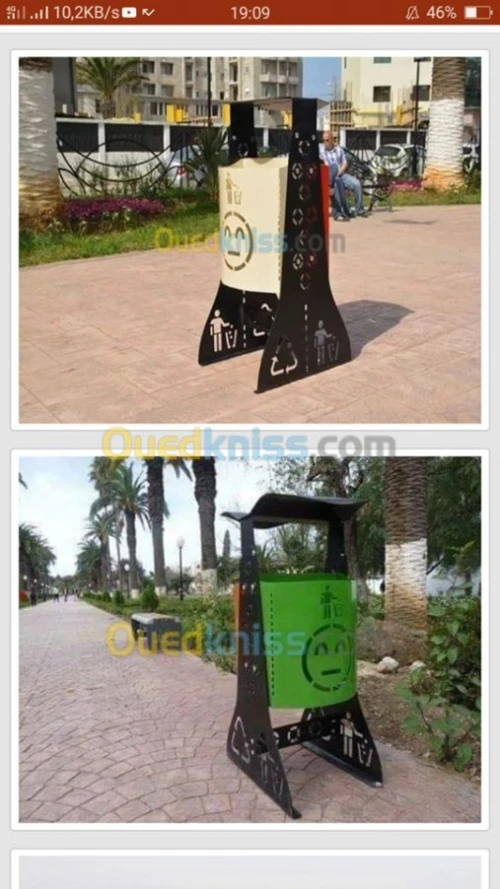 Bancs et Poubelles Publics