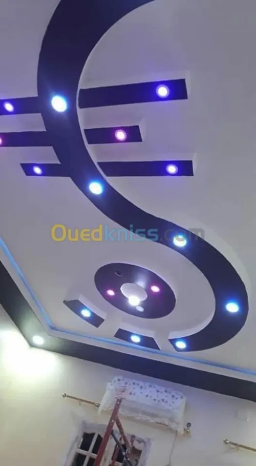 Aluminium pvc foux plafond