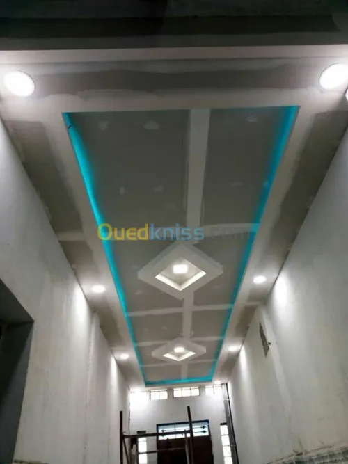 Aluminium pvc foux plafond