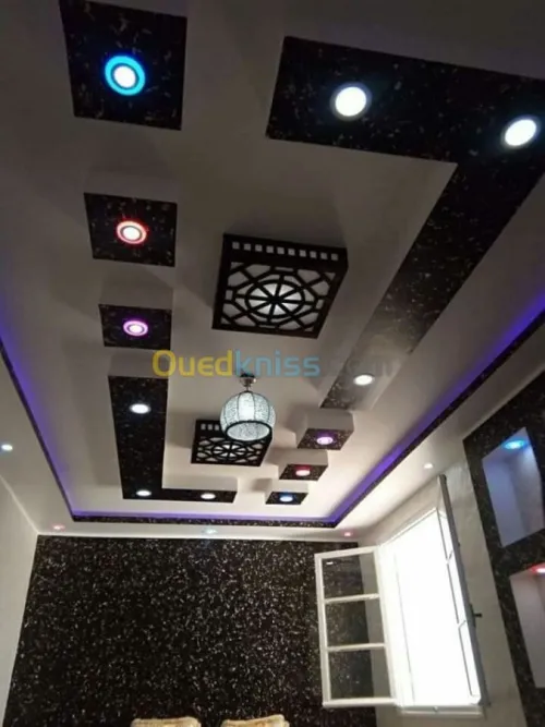 Aluminium pvc foux plafond