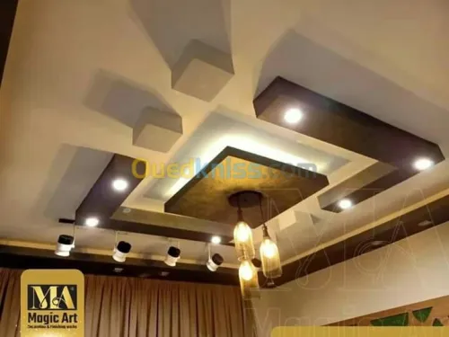 Aluminium pvc foux plafond