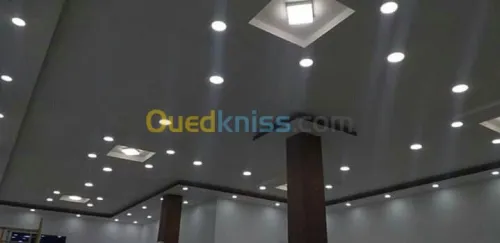 Aluminium pvc foux plafond