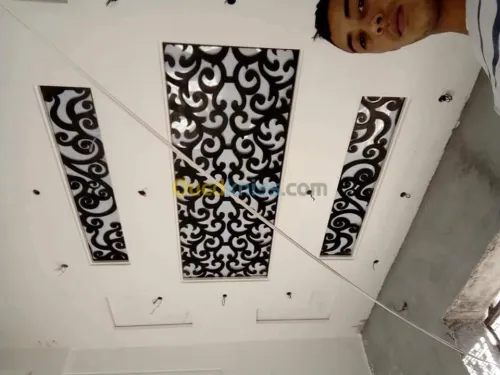 Aluminium pvc foux plafond