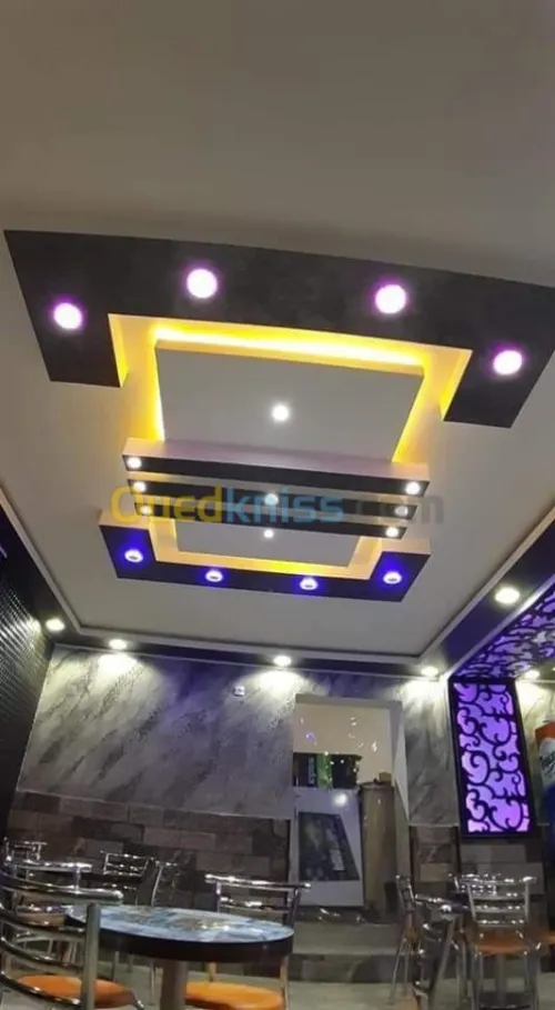 Aluminium pvc foux plafond