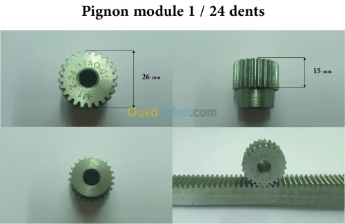 CNC, Pignon, Crémaillère, Poulie, vis sans fin