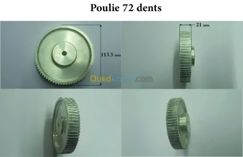 CNC, Pignon, Crémaillère, Poulie, vis sans fin