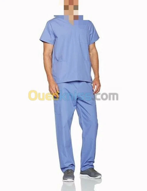 Tenus de bloc et tablier medical