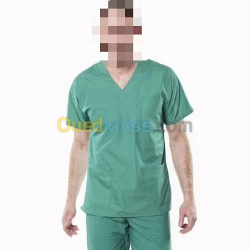 Tenus de bloc et tablier medical