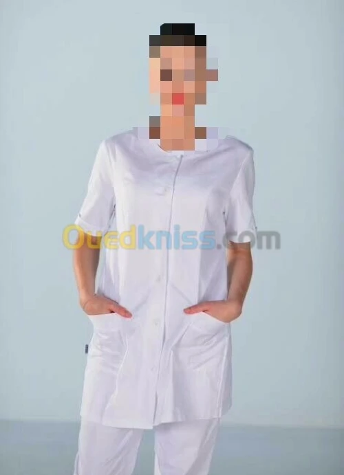 Tenus de bloc et tablier medical