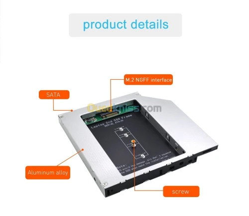 CADDY SSD M.2 mSATA 