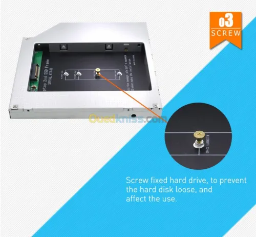 CADDY SSD M.2 mSATA 