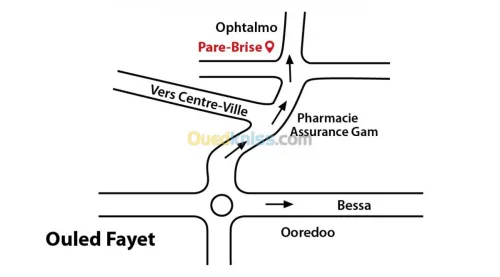 Pare brise Ouled Fayet 2