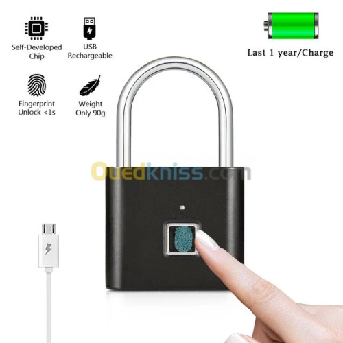Cadenas digital avec système d'ouverture par empreinte digitale