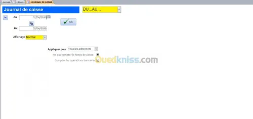 Logiciel de gestion d'une association 