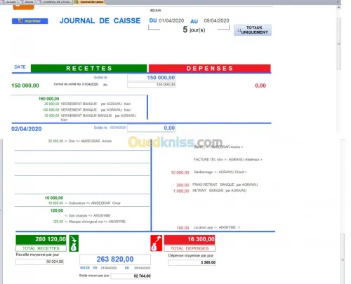Logiciel de gestion d'une association 