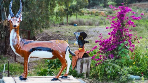 Statue et animaux a taille réelle 