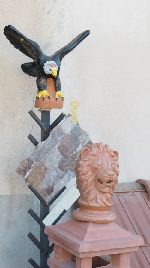 Statue et animaux a taille réelle 