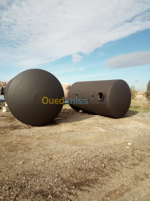Cuve gasoil et reservoires