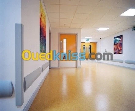 Revêtement sol antistatique homogène..