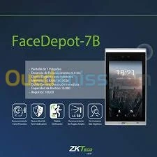 Facedepot 7B zkteco pointeuse faciale