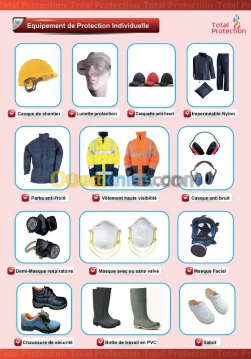 Vente équipement protection individuel