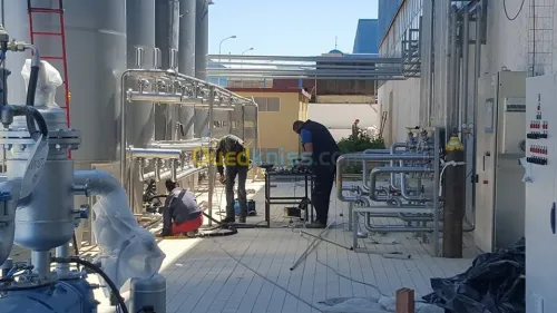installation de toute usine 