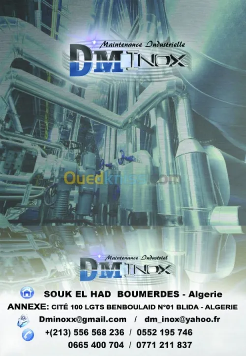 installation de toute usine 