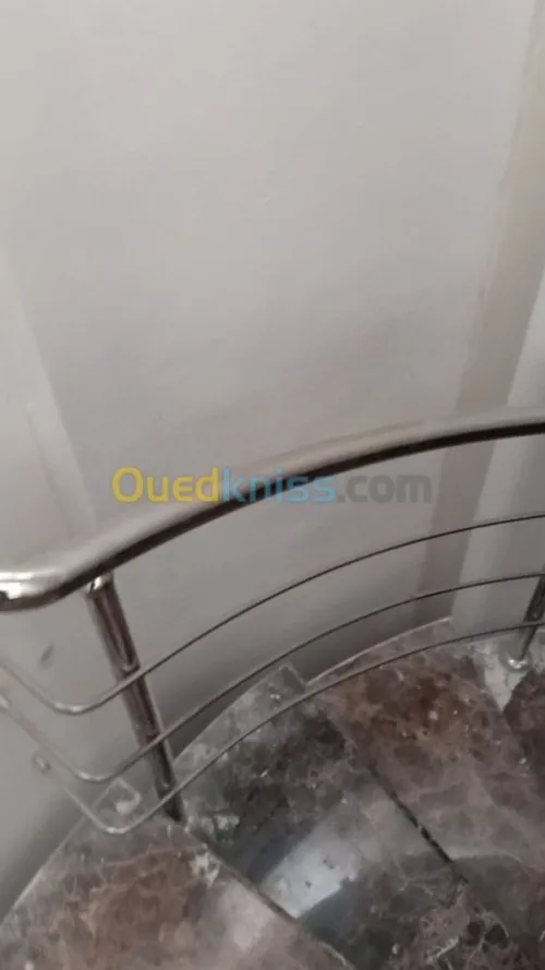 Rampe d'escalier en inox et Gard corps