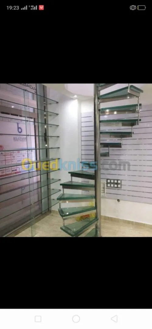 Rampe d'escalier en inox et Gard corps