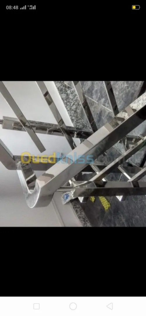 Rampe d'escalier en inox et Gard corps