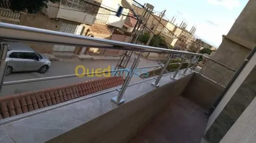 Rampe d'escalier en inox et Gard corps