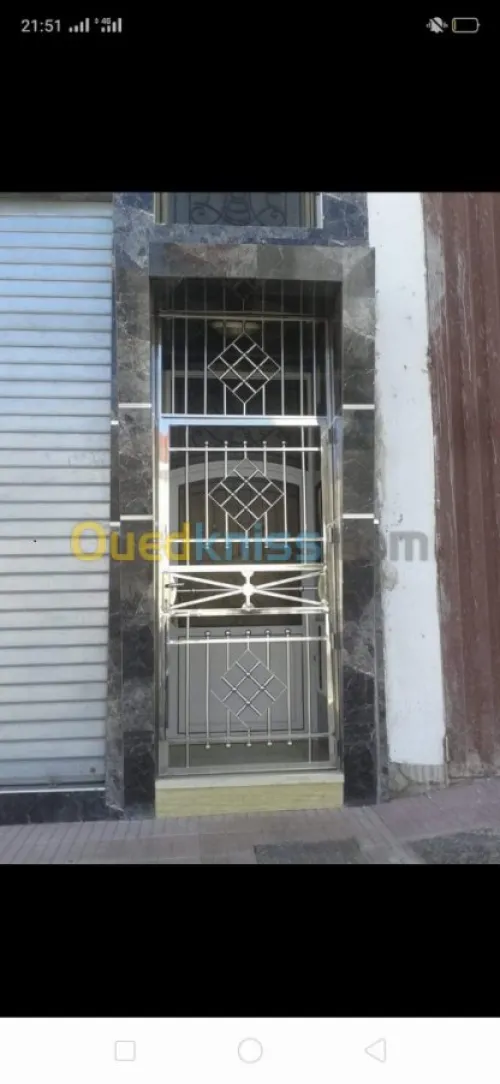 Rampe d'escalier en inox et Gard corps