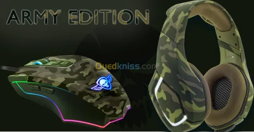 Souris Spirit of Gamer Elite M50 RGB - army