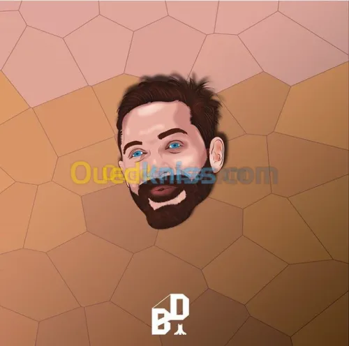 رسم بورتريه (فكتور ارت) vector art 