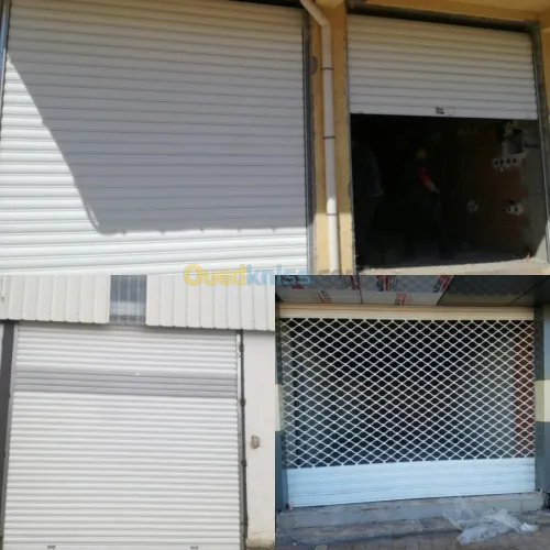 Travaux métalliques et verre trompé