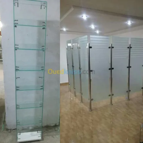 Travaux métalliques et verre trompé