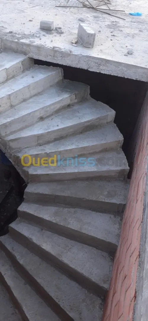 Construction des escalier