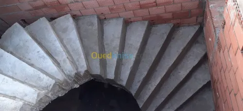 Construction des escalier