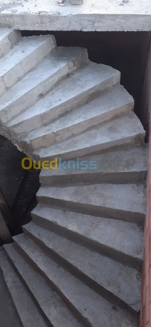 Construction des escalier