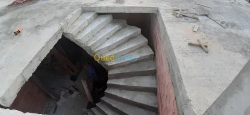 Construction des escalier