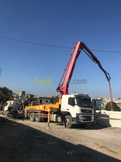Terassement location engin vente de beton