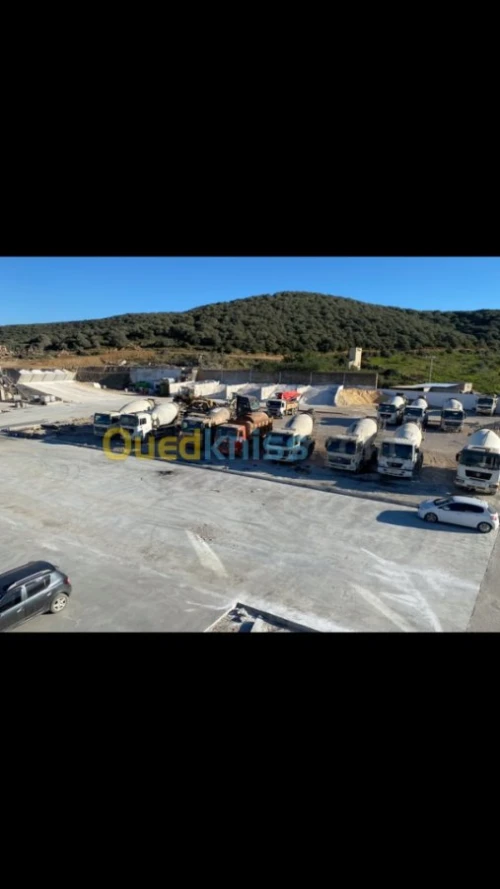 Terassement location engin vente de beton