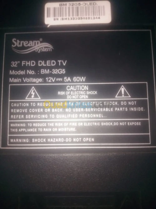 carte mere   tv stream 32 BM32G5 32" 