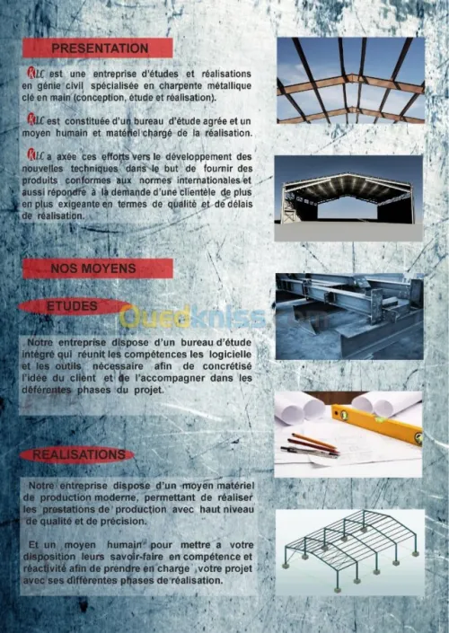 Divers travaux de Construction metallique 