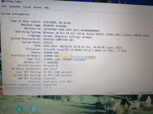 ASUS X555LD
